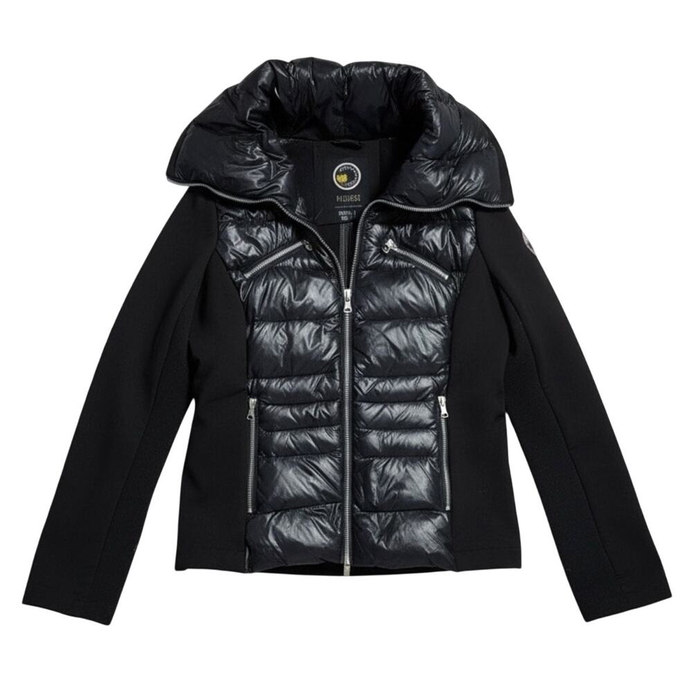 Halifax Traders Quilted Puffer Jacket in Black - Size Medium